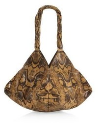 Givenchy Pyramidal Python Print Leather Shoulder Bag