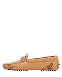 Tod's Gommino Double T Tattoo Leather Loafers