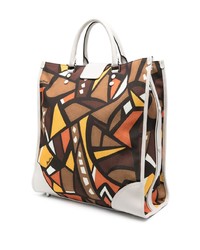 Moschino Abstract Pattern Tote Bag