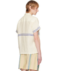 HARAGO Off White Table Cloth Shirt