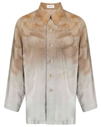 Lemaire Buttoned Up Gradient Shirt