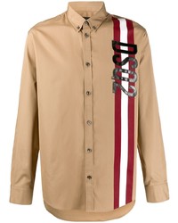 DSQUARED2 Logo And Stripes Shirt