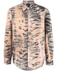 Just Cavalli Tiger Print Long Sleeved Shirt