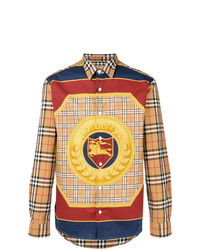 Burberry Vintage Check And Archive Scarf Print Shirt