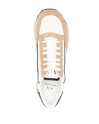 Armani Exchange Panelled Logo Print Sneakers