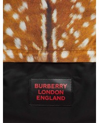 Burberry Deer Print Nylon Drawcord Backpack