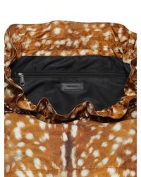 Burberry Deer Print Nylon Drawcord Backpack