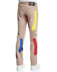 Versace Paint Printed Trousers