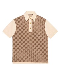 Gucci Maxi Gg Monogram Polo Shirt