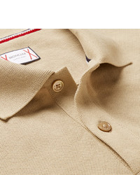 Moncler Gamme Bleu Slim Fit Printed Cotton Piqu Polo Shirt