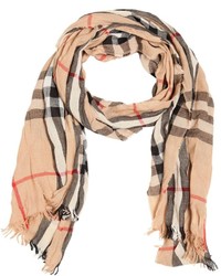 Burberry Wrinkled Classic Check Printed Scarf