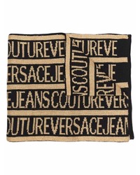 VERSACE JEANS COUTURE Logo Intarsia Scarf