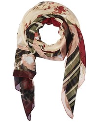 Vince Camuto Print Clash Square Scarf Scarves