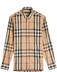 Burberry Printed Shirt With Cotton