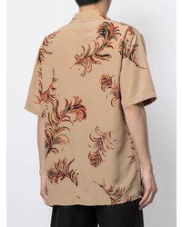 Bed J.W. Ford Feather Print Shirt