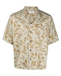 Saint Laurent Palm Tree Print Hawaiian Shirt