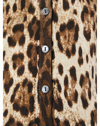 Dolce & Gabbana Leopard Print Cardigan