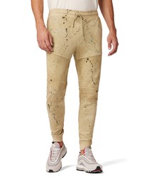 Hudson Jeans Moto Sweatpants In Confetti Wheat At Nordstrom