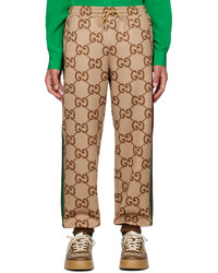 Gucci Tan Jumbo Gg Lounge Pants