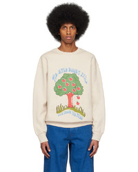 JW Anderson Beige Apple Tree Sweatshirt