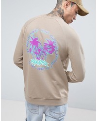 Asos Sweatshirt With Back Print