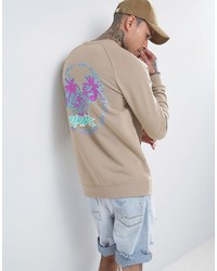 Asos Sweatshirt With Back Print