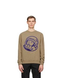 Billionaire Boys Club Taupe Chainstitch Astro Logo Sweatshirt