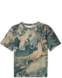 Dries Van Noten Hague Slim Fit Printed Cotton Jersey T Shirt