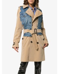 Tiger In The Rain Layered Cotton Trench Coat