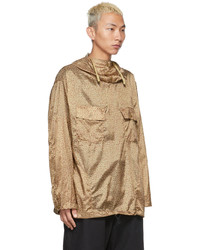 Engineered Garments Brown Leopard Jacket