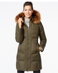 larry levine long down coat