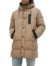 NOIZE Long Quilted Parka
