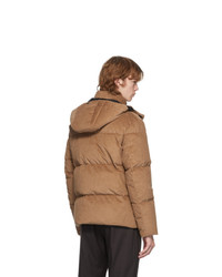 Herno Brown Corduroy Puffer Jacket