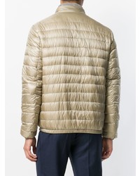 Herno Feather Down Zip Front Padded Jacket