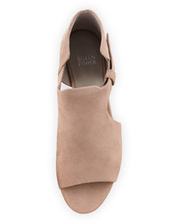 Eileen Fisher Iris Cutout Leather Sandal