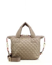 MZ Wallace Sutton Small Quilted Nylon Duffel Bag