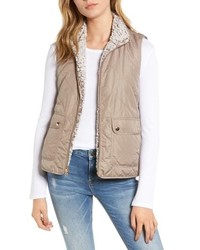 Thread & Supply Reversible Fleece Lined Quilted Vest