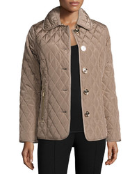 MICHAEL Michael Kors Michl Michl Kors Quilted Button Front Jacket Truffle
