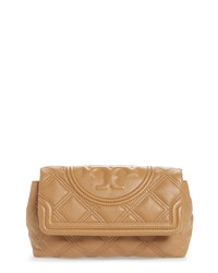 Tory Burch Fleming Soft Quilted Leather Clutch