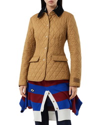 Burberry Fitted Diamond Quilted Barn Jacket