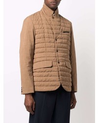Woolrich Quilted Single Breasted Jacket
