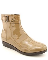 Cole Haan Air Talishrainboot Brown Patent Leather Rain Boots