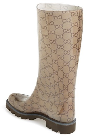 Gucci Edimburg Gg Rain Boot, $290 | Nordstrom | Lookastic