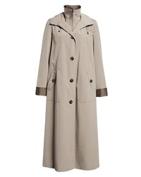 Gallery Full Length Two Tone Silk Look Raincoat