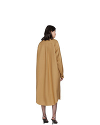 Alexander Wang Tan Oversized Wool Blend Coat