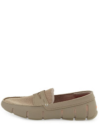 Swims Rubber Penny Loafer Khaki