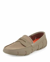Swims Rubber Penny Loafer Khaki