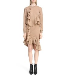 Givenchy Ruffled Wool Jersey Dress