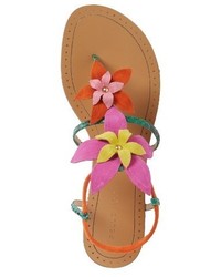 Pelle Moda Ellis Strappy Flowered Sandal