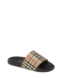 Burberry Furley Check Slide Sandal